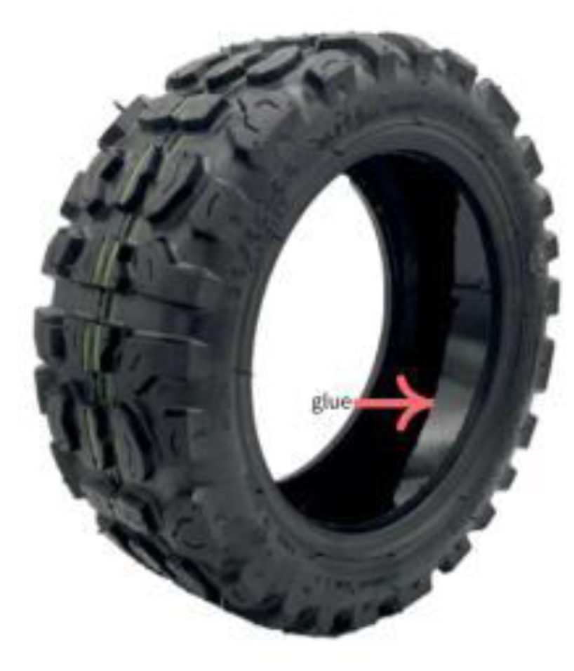 Kukirin G4 Off Road Tubeless Tyre With Glue 90/65-6.5