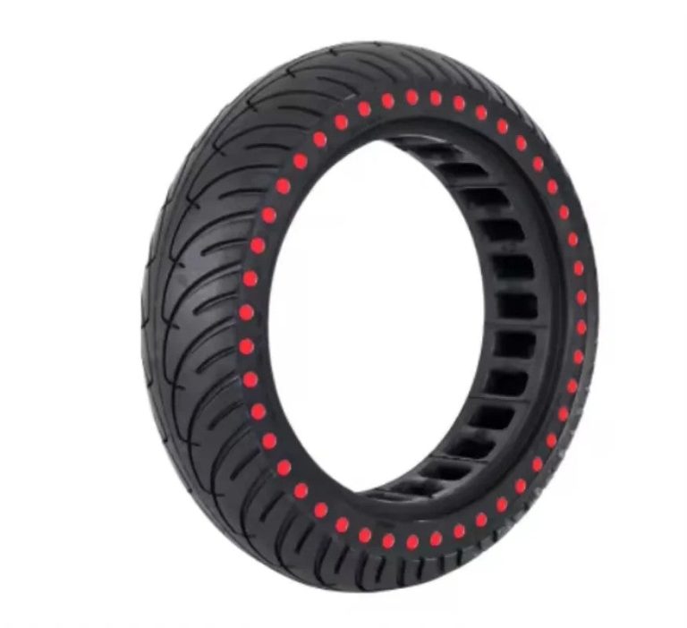 8.5*2 inch solid tyre red dots