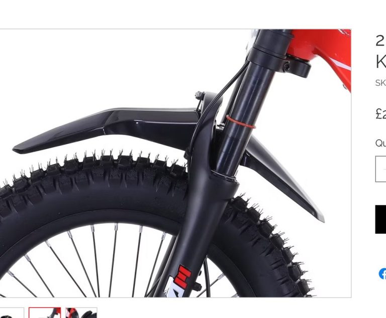 Revvi 20" Front Mudguard Only